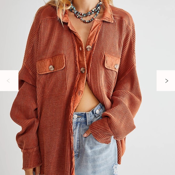 Free People Scout Button-Down Shirt - Picture 1 of 6